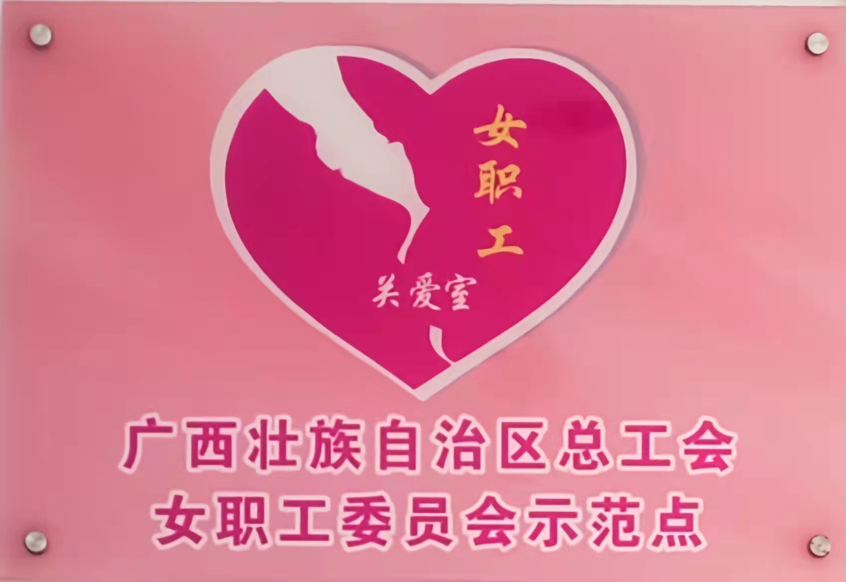 广西总工会女职工委员会示范点